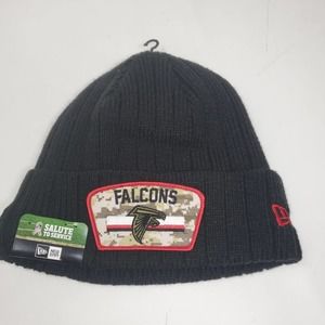 NEW NFL Atlanta Falcons 2021 Salute To Service Cuffed Knit Beanie Hat MM2
